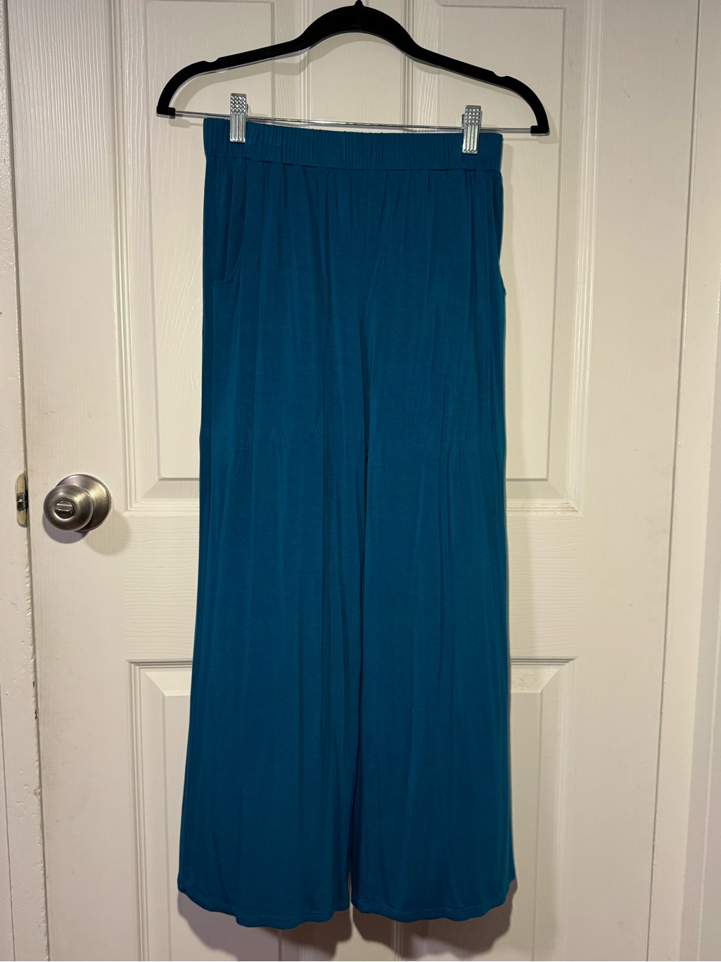 Ten Tomorrow: Teal Wide-Leg Palazzo Pants